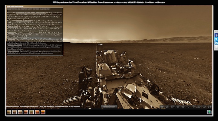 Virtual Tour of Mars